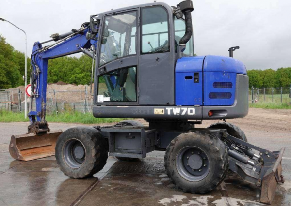 Pelle sur pneus Terex TW70 Occasion – Image 3