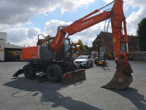 Pelle sur pneus HITACHI ZX140W-3 – Image 3
