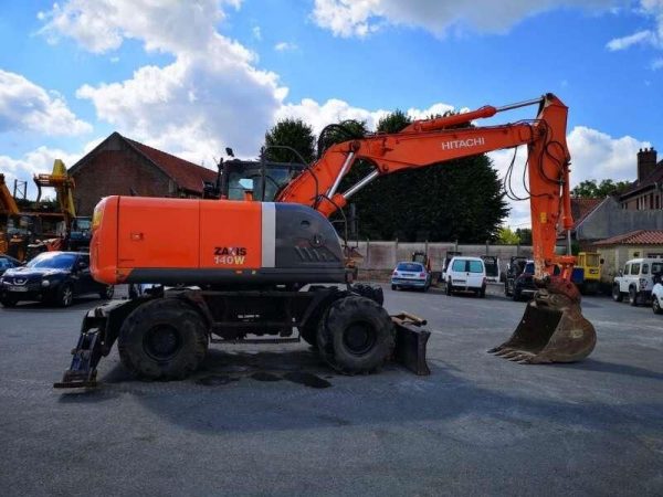 Pelle sur pneus HITACHI ZX140W-3 – Image 5