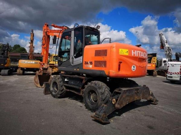 Pelle sur pneus HITACHI ZX140W-3 – Image 8
