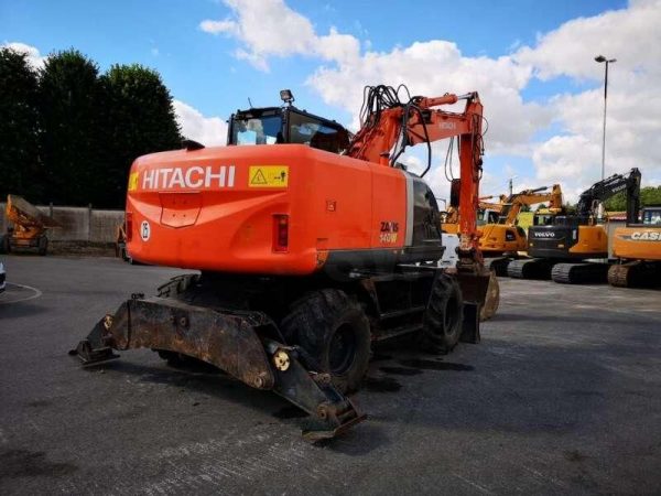 Pelle sur pneus HITACHI ZX140W-3 – Image 7