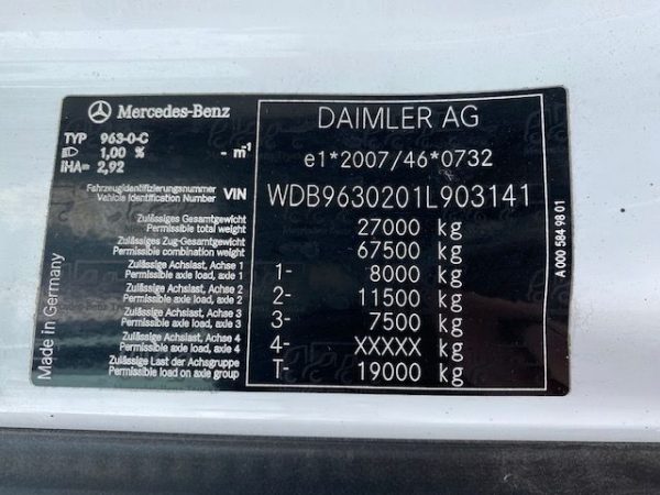 Camion Frigorifique MERCEDES-BENZ Actros 2551 – Image 17