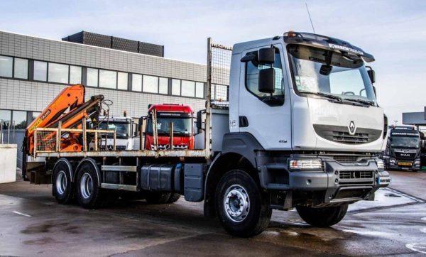 Camion Plateau RENAULT KERAX 410-6x4