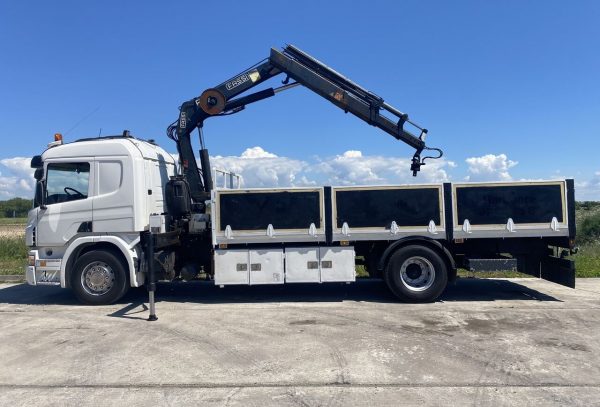 Camion Plateau SCANIA P230 + Fassi F150AC – Image 2