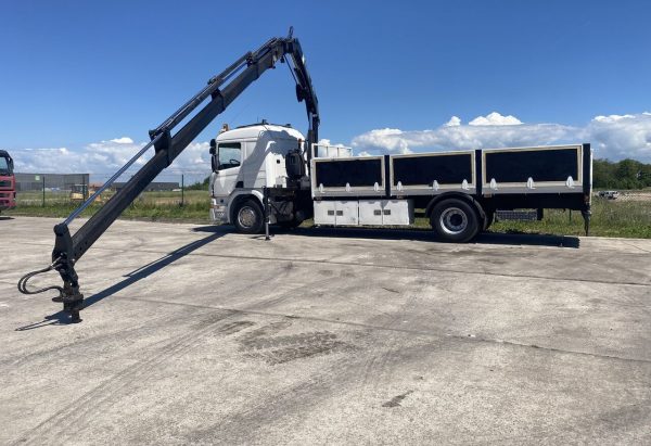 Camion Plateau SCANIA P230 + Fassi F150AC – Image 3