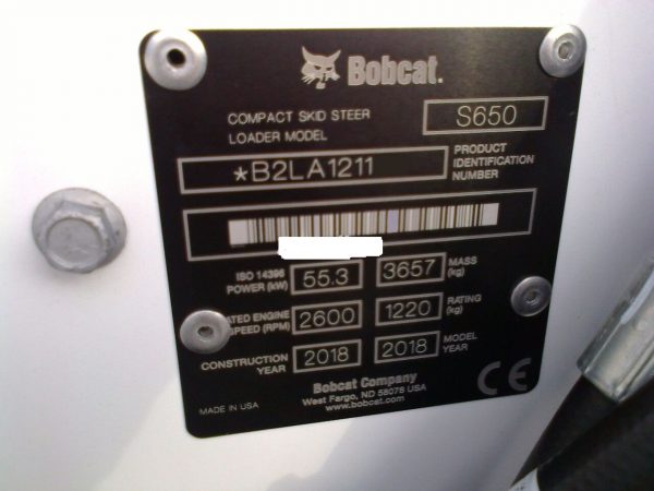 Mini-chargeuse BOBCAT S650 Occasion – Image 10