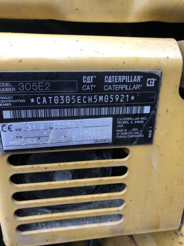 Mini-pelle CATERPILLAR 305E2 CR – Image 17